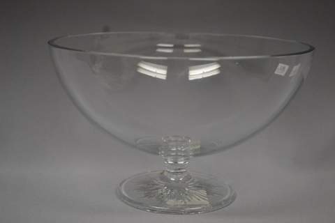 Bowl Clear Light 8" Footed