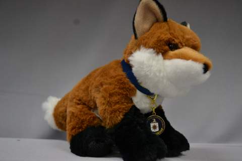 Plush Fox Logo Med 6"