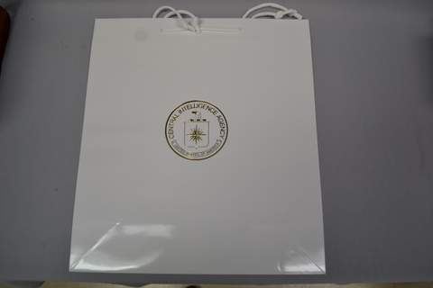 Gift Bag Logo Large White Euro