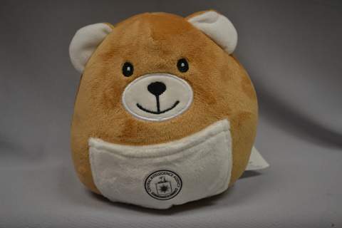 Plush Logo Squishy Bear 6"