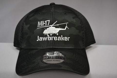 Hat Emb Helicopter Mesh Blk