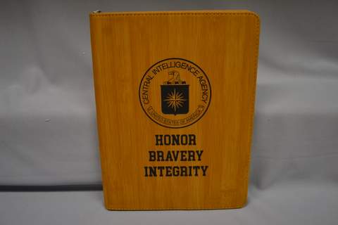 Padfolio Deb Logo HBI Bamboo