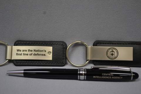 Keychain and Pen Set Logo Blk/Sv