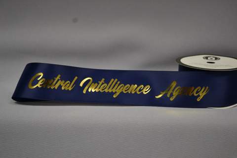 CIA Ribbon Navy/Gold 10 yds