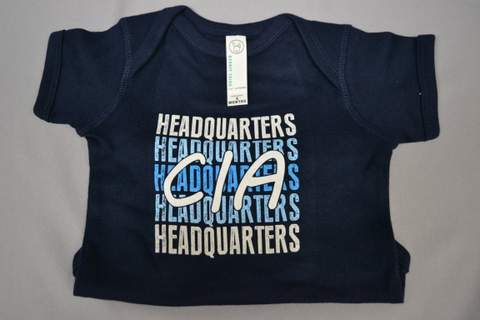 Onesie Scrn HQ Navy White 12M