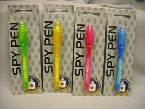 Spy Pen Invisible Ink Asst Yel