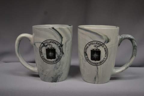 Mug Scrn Logo Marble Blk