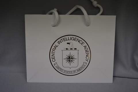 Gift Bag Logo XSmall White Euro