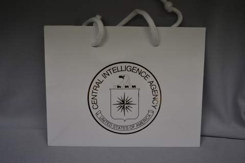 Gift Bag Logo XSmall White Euro