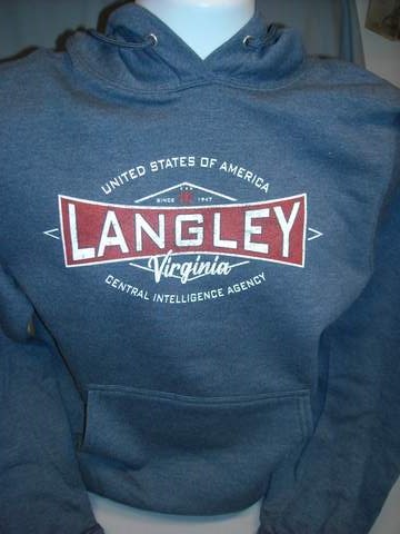 Hoodie Scrn CIA Langley Nvy 2X