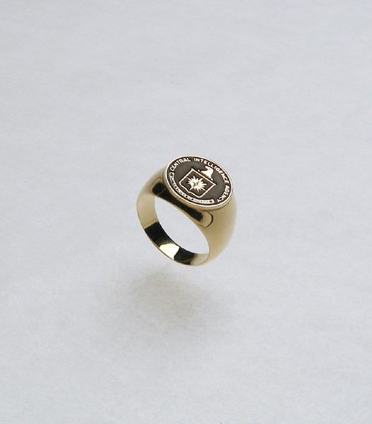 Ring Logo 10K Men's Size 10 YG