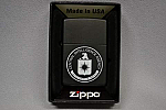 Lighter Logo Blk Matte Zippo