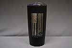 Tumbler Logo Vert Flag Blk