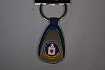 Keychain Logo Tear Drop Navy