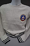 Fleece Emb Varsity Crew Rib 2X