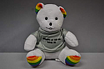 Plush Bear Rainbow 6"Loves U