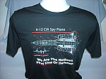 T Scrn A12 Spy Plane Blk XL