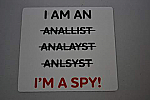 Mousepad Analyst Spy Mispelled