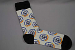 Sock CIA White Logo Crew