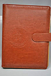 Notebook Deb Logo Lthr Brown