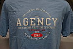 T Scrn The Agency Lgt Blue S