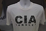 T Scrn CIA Langley Wht/Blk L