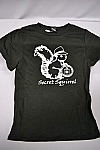 T Scrn Squirrel Youth Blk S